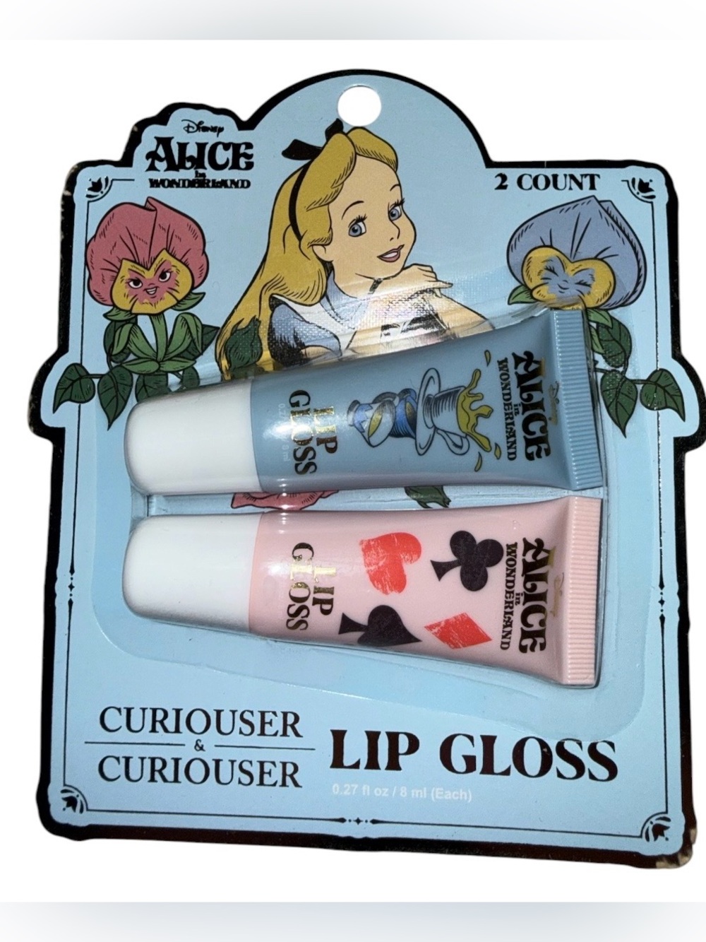 Alice in Wonderland 2pk Lip Gloss